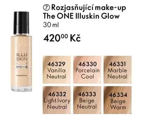 Rozjasňující make-up The ONE Illuskin Glow
