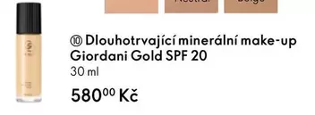 Dlouhotrvající minerální make-up Giordani Gold SPF 20