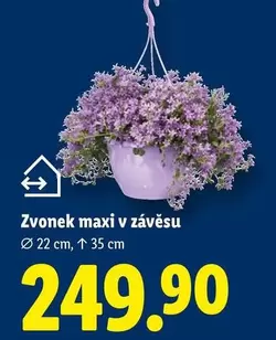 Zvoněk maxi v závěsu