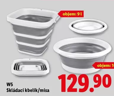 Skládací kbelík/mísa
