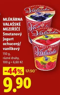 Smetanový jogurt ochucený/vanilkový