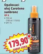 Super - Opalovací olej Carotene sunbronz OF 6