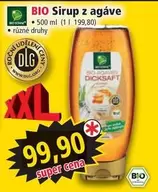 Super - BIO Sirup z agáve