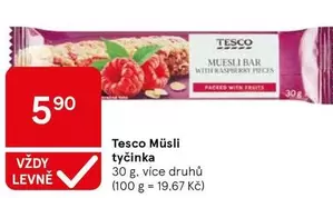 Müsli tyčinka