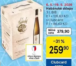 Habánské sklepy Chardonnay