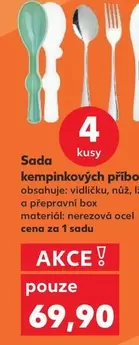Sada kempinkových příborů