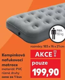 Kempinková nafukovací matrace