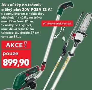 Aku nůžky na trávník a živý plot 20V PGSA 12 A1
