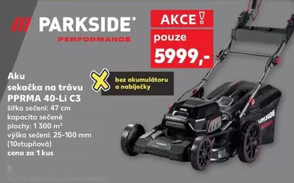 Aku sekačka na trávu PPRMA 40-LI C3