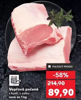 Vepřová pečeně s kostí