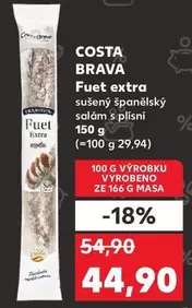 Fuet extra sušený španělský salám s plísní