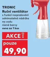 Ruční ventilátor s funkcí rozprašování