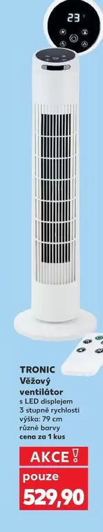 Vzduchový ventilátor s LED displejem