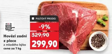 Hovězí zadní z plece z mladého býka