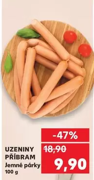 Uzeniny Příbram Jemné párky