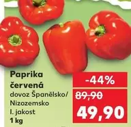 Paprika červená