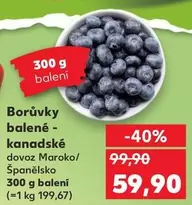 Borůvky balené