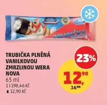 Nova - TRUBÍČKA PLNĚNÁ VANILKOVOU ZMRZLINOU WERA NOVA