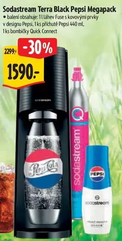 Sodastream -  Terra Black Pepsi Megapack