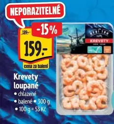 Krevety loupané