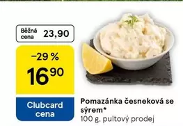 Pomazánka česneková se sýrem