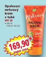 Super - Opalovací mrkvový krém v tubě