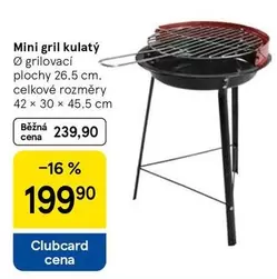 Mini gril kulatý