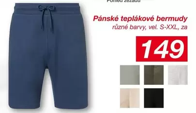 Pánské teplákové bermudy