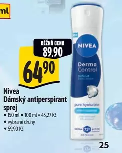 Dámský antiperspirant sprej