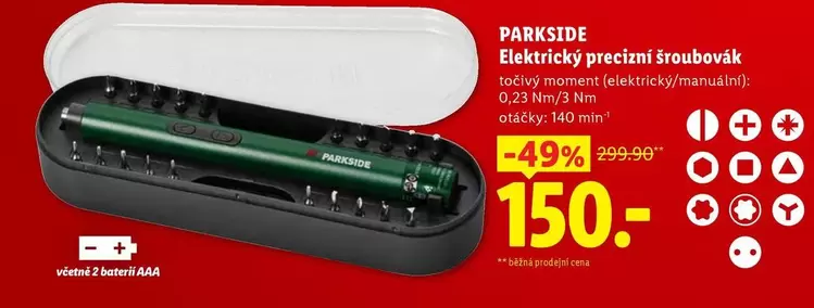 Elektrický preclami šroubovák