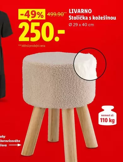 Stolička s kožušinou