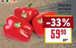 Paprika červená