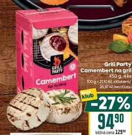 Camembert na gril