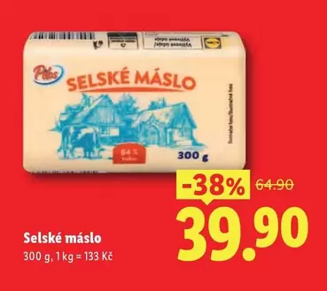Selské máslo