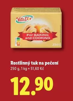 Rostlinný tuk na pečení