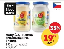 MAJONÉZA, TATARSKÁ OMÁČKA