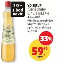 YO SIRUP různé druhy
