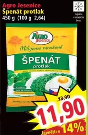 Špenát protlak