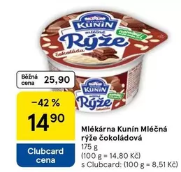 Mléčná rýže čokoládová