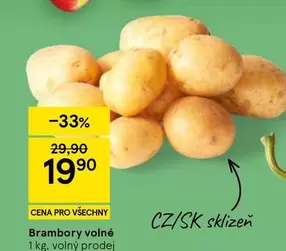 Brambory volné