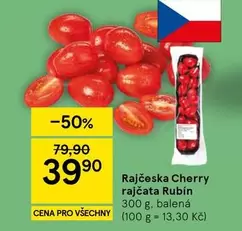 Rajčeska Cherry rajčata Rubin