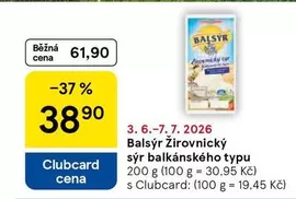 Balsýr Žirovnícký sýr balkánského typu