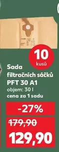 Sada filtračních sáčků PFT 30 A1