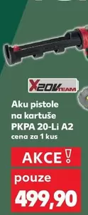 Aku pistole na kartuše PKPA 20-Li A2