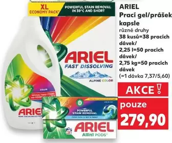 Prací gel/prášek kapsle