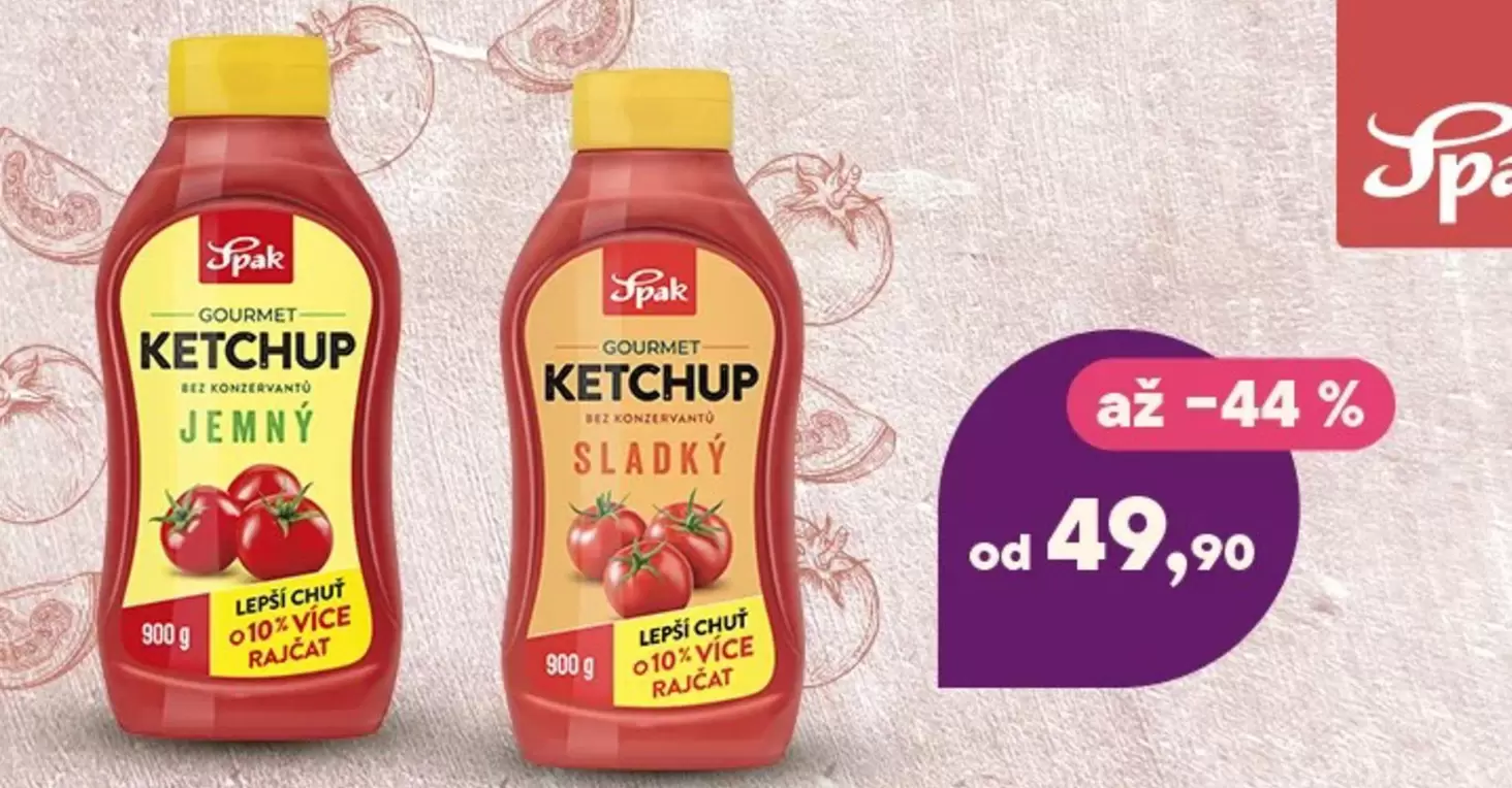 KETCHUP JEMNÝ SLADKÝ