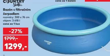 Bazén s filtračním čerpadlem