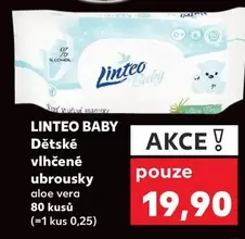 Dětské vlhčené ubrousky aloe vera
