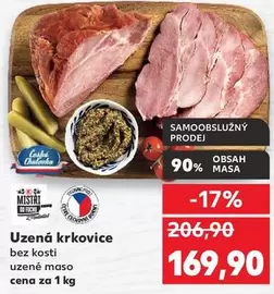 Uzená krkovice bez kosti