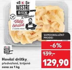 Hovězí dršťky předvařené, krájené